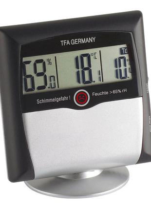 Термогигрометр цифровой TFA Comfort Control 102х94х66 мм