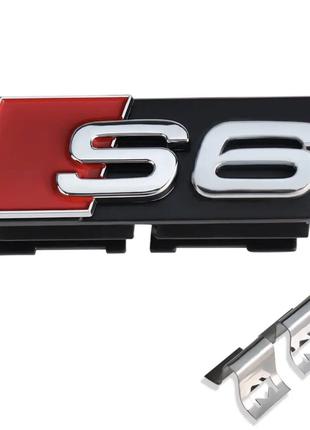 Audi s line эмблема Эмблема значeк на решетку радиатора s6