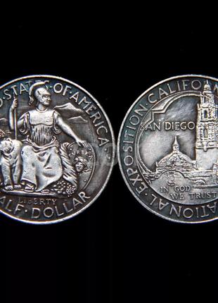 Сувенир монета 50 центов 1935 года Международная тихоокеанская...