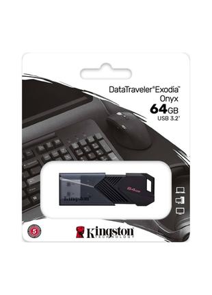 Flash Kingston USB 3.2 DT Exodia onyx 64GB black
