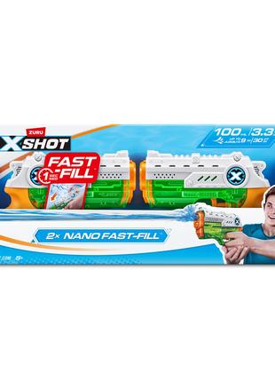 X-Shot Warfare Набір водних бластерів Fast Fill Nano Double Pa...