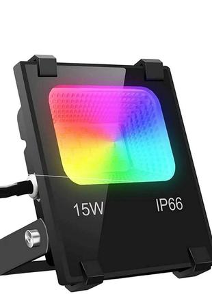 Светодиодный Уличный Фонарь 15W LED RGB Flood Light