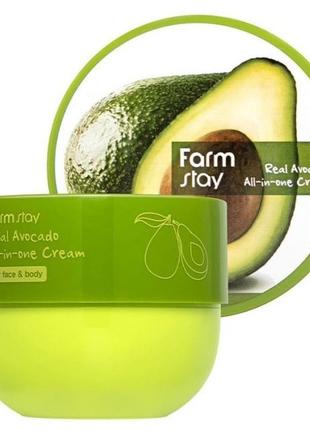 Крем для тіла з авакадо FarmStay Real Avocado All-In-One Cream...