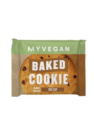 Батончик MyProtein Vegan Baked Cookie, 75 грамм Шоколадная крошка