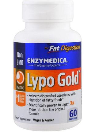 Натуральная добавка Enzymedica Lypo Gold, 60 капсул