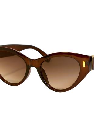Солнцезащитные женские очки, коричневые 2505-3