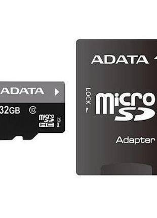 Карта памяти ADATA 32Gb microSDHC Ultra UHS-I +SD адаптер Clas...