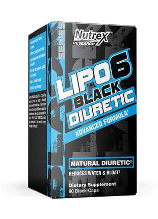 Жиросжигатель Nutrex Research Lipo-6 Diuretic, 80 капсул