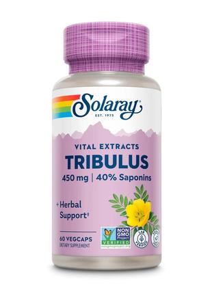 Натуральная добавка Solaray Tribulus Extract 450 mg, 60 вегака...