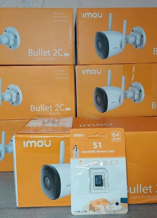 Wi-Fi камера Imou Bullet 2c 4mp (IPC-F42P [3.6 або 2.8]