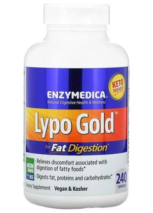 Натуральная добавка Enzymedica Lypo Gold, 240 капсул