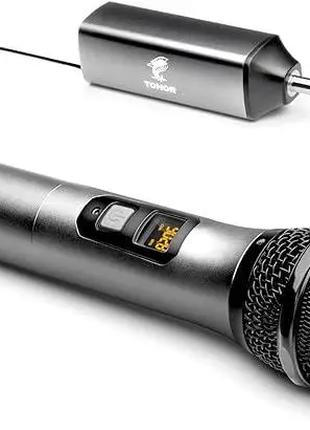 Беспроводной микрофон TONOR TW620, микрофонная система УВЧ с п...