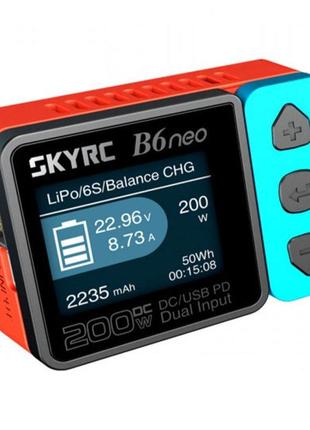 SkyRC B6neo 80W/200W зарядное устройство универсальное без бло...