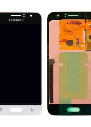 Дисплей (LCD) Samsung J120H Galaxy J1 2016 OLED с сенсором бел...
