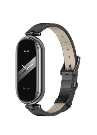 Кожаный ремешок для фитнес браслета Xiaomi Mi Band 3 и 4 Type ...