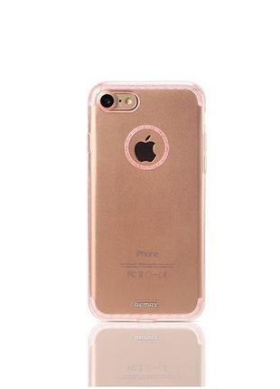 Чохол Remax Sunshine iPhone 7 рожевий силікон