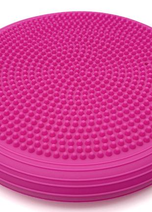 Балансировочная подушка массажная EasyFit Cushion-2 розовая