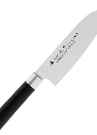 Кухонный японский нож Сантоку 170 мм Satake Saku (802-314)