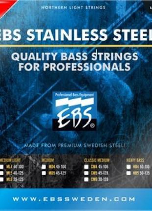 Струны для бас-гитары EBS SS-CM 5-strings (45-128) Stainless S...