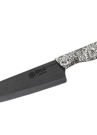 Нож кухонный керамический Шеф Samura Inca 187 мм (SIN-0085B)