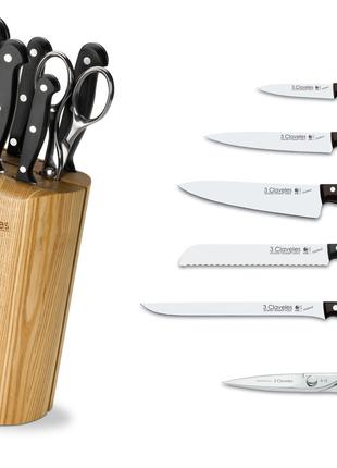 Набор ножей из 6-ти предметов 3 Claveles Uniblock (01669)