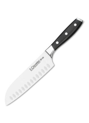 Нож японский Сантоку 180 мм 3 Claveles Toledo (01536)