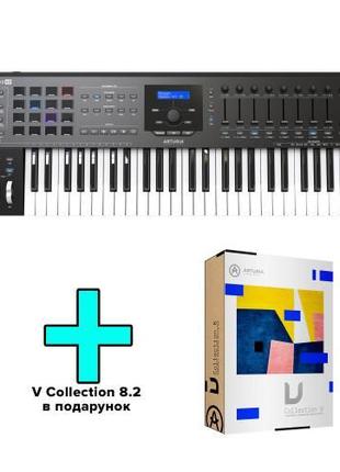 MIDI-клавіатура Arturia KeyLab 49 MkII Black Edition + V Colle...