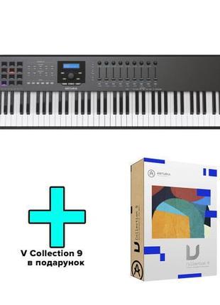 MIDI-клавіатура Arturia KeyLab 88 MkII Black Edition + V Colle...