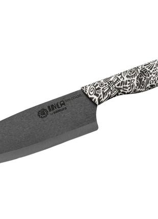 Нож кухонный керамический Samura Inca накири 165 мм (SIN-0043B)