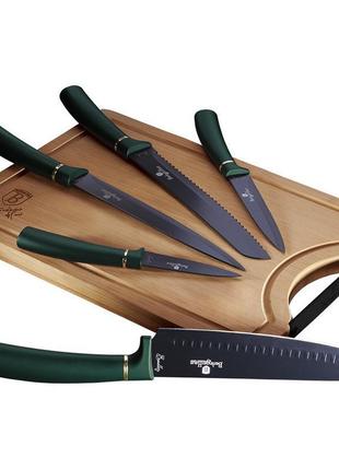 Набор ножей с доской Berlinger Haus Emerald Collection (BH-2551)