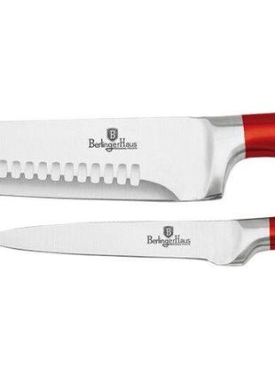 Набір ножів Berlinger Haus Metallic Line Burgundy Edition 2 пр...