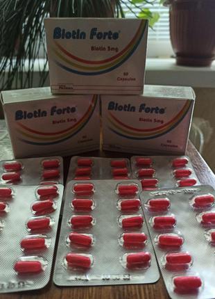 Египет. Biotin forte для здоровья волос, ногтей и кожи. Биотин