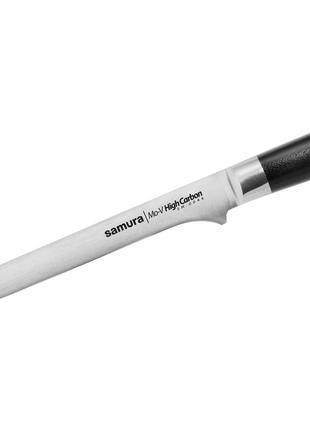 Кухонный нож Samura Mo-V филейный 218 мм Black (SM-0048)