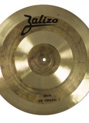 Тарілка для барабанів Zalizo Crash 18'' Dark-series