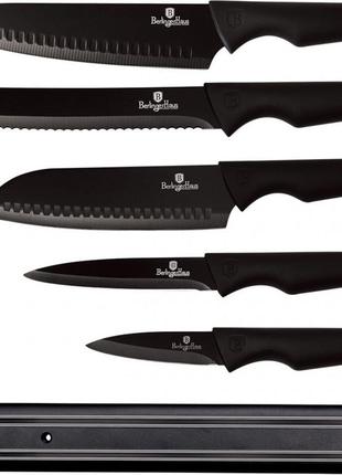 Набор ножей из 6 предметов Berlinger Haus Black Rose Collectio...