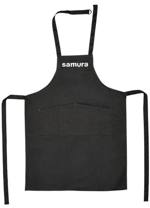 Кухонный черный фартук Samura L (SAP-01B)