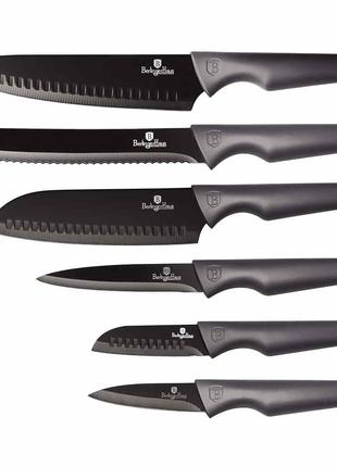 Набір ножів із 6 предметів Berlinger Haus Metallic Line Carbon...