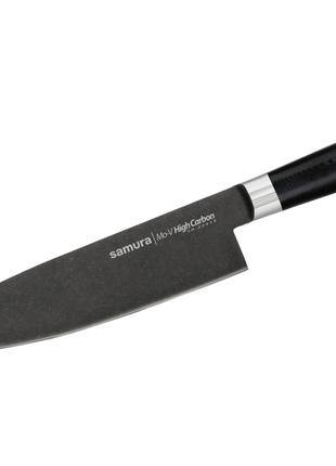 Нож кухонный Шеф 200 мм Samura MO-V Stonewash (SM-0085B)