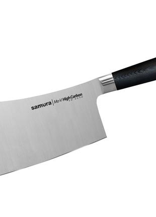Кухонна сокира Samura Mo-V для м'яса 180 мм Black (SM-0040)