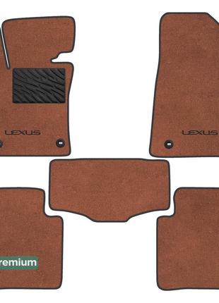 Двухслойные коврики Sotra Premium Terracot для Lexus ES (mkVII...