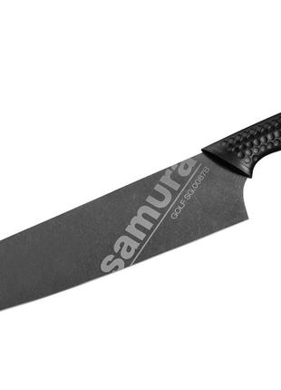 Нож кухонный Гранд шеф 240 мм Samura Golf Stonewash (SG-0087B)