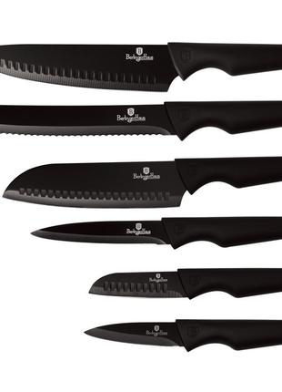 Набор ножей из 6 предметов Berlinger Haus Black Rose Collectio...