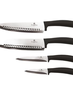 Набор ножей Berlinger Haus Black Silver Collection 4 предмета ...