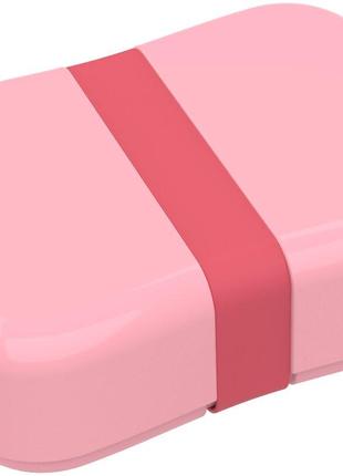 Ланч-бокс на резинке Lunch Buddies розовый (21980690)