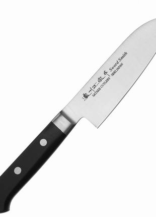 Кухонный японский нож Сантоку 135 мм Satake Satoru (803-656)