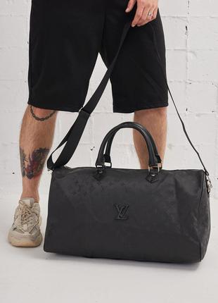 Сумка Louis Vuitton чорна (не шкіра)