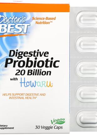 Пробиотики и пребиотики Doctor's Best Digestive Probiotic, 30 ...