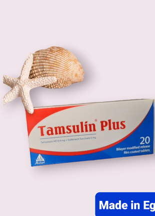 Tamsulin Plus Тамсулін Плюс Соліфенацин Тамсулозин 20 табл Єгипет