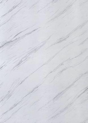 Декоративная ПВХ плита греческий белый мрамор 600*600*3mm (S) ...