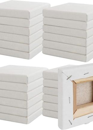24 упаковки мини-панелей из холста размером 4 x 4 дюйма